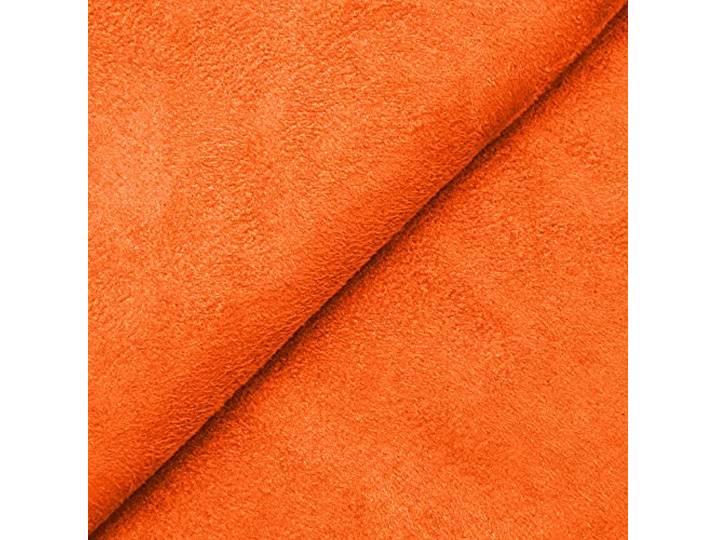 DESHOME Alessia 10 Meter - Stoff Meterware aus wasserabweisendem Mikrofaser, Stoffe für Sofa, Kissen, Möbelstücke, Stühle Beziehen Orange
