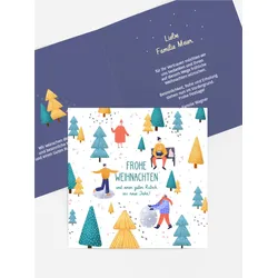 Weihnachtskarten selbst gestalten mit Spruch und Fotos im Onlinedesigner bei Meine-Kartenmanufaktur.de