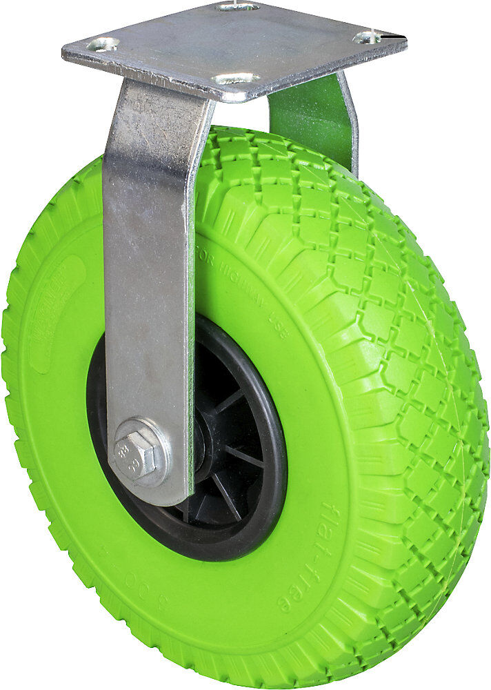 Transportgeräte-Rollen, Rad-Ø 260 mm, Platte, Bockrolle Wagner