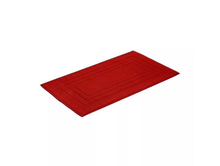 VOSSEN - Feeling Badematte, 60x100cm, Purpurrot