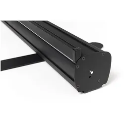 Showdown Displays Roll-Banner »Basic« 2 Füße 100 x 200 cm schwarz - ohne Bezug mehrfarbig