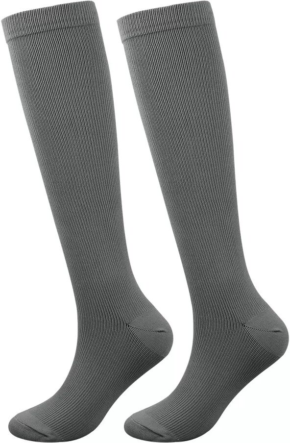 INF XXL Kompressionsstrümpfe für Männer & Frauen (Schuhgröße 44+) XL Grau