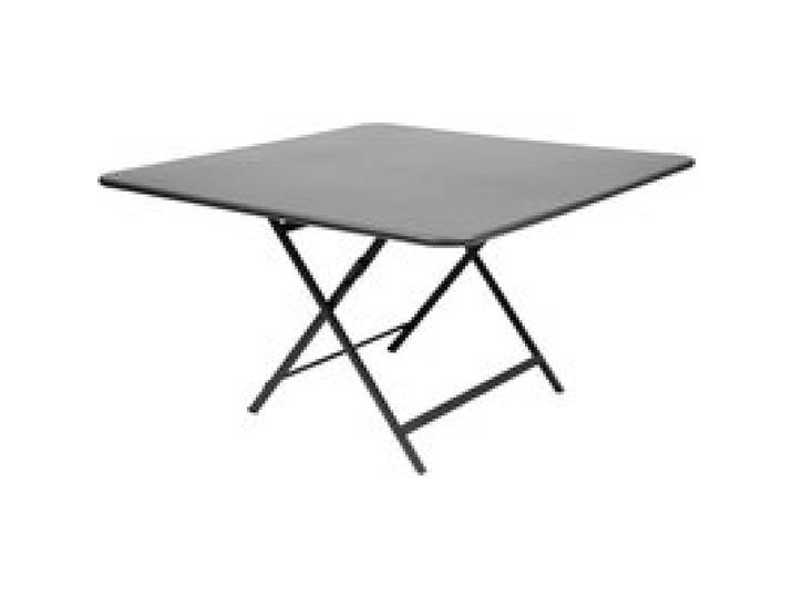 Table Carrée Pliante 128 x 128 cm Caractère en Acier