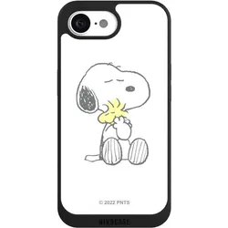 Nivocase Handyhülle für Apple iPhone 16e Hülle NIVOpure Case Schwarz Liebe Peanuts Snoopy (Apple iPhone 16e), Smartphone Hülle, Schwarz
