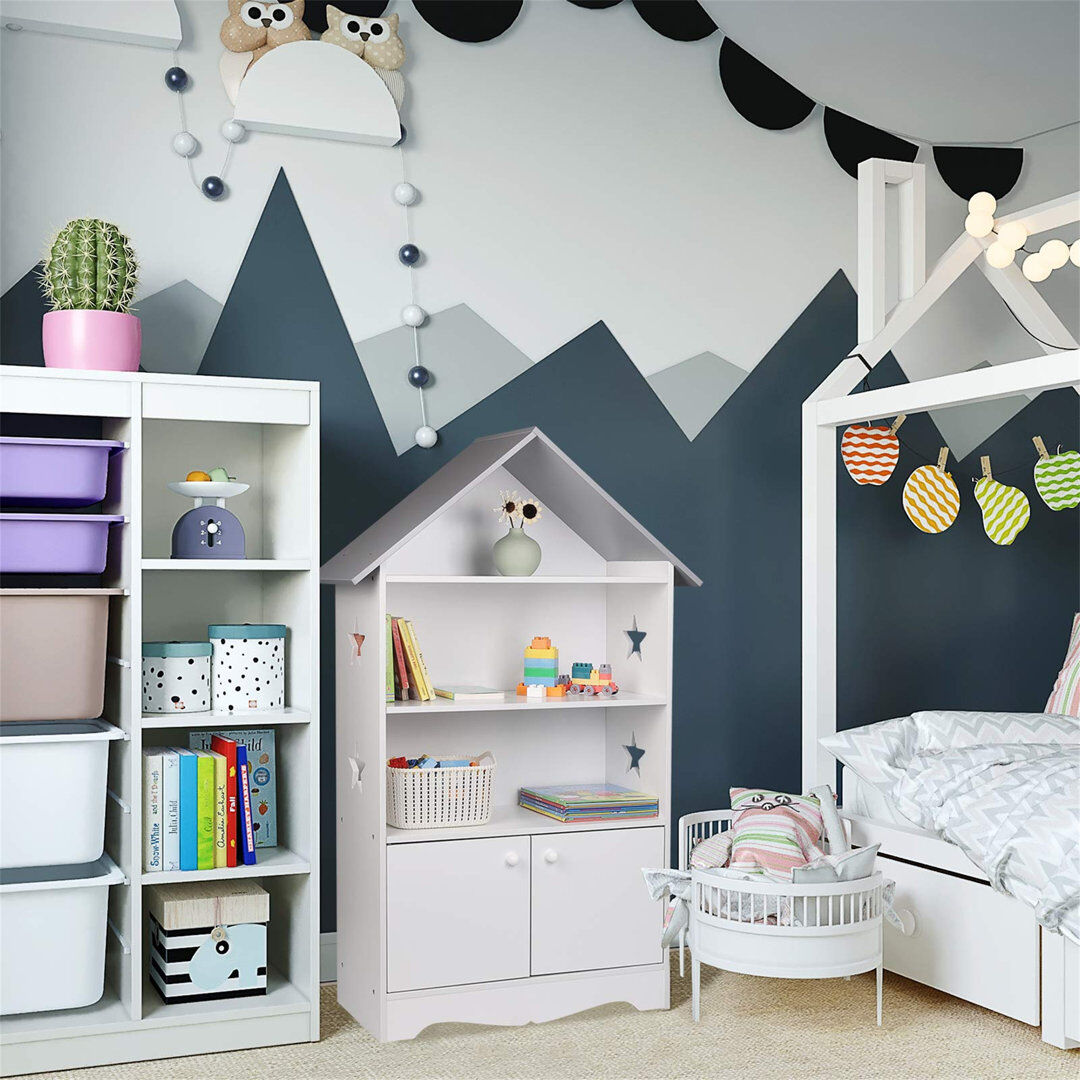 Harriet Bee Frerichs 115cm H X 62cm W Buildings & Architecture Kids Book Display 115cm H X 62cm W X 27.2cm D