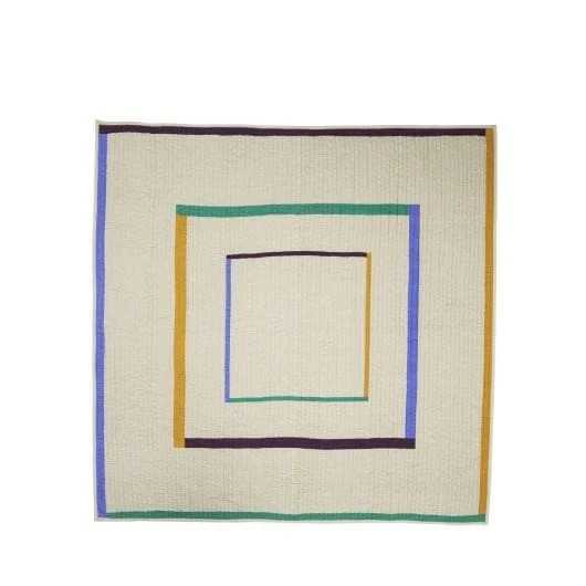 Hubsch Twist bedsprei square