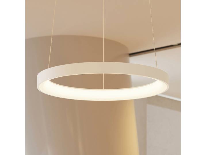 Suspension LED Vivy, blanche, Ø 58 cm, métal - Arcchio - Cuisine - Moderne - À ampoule unique