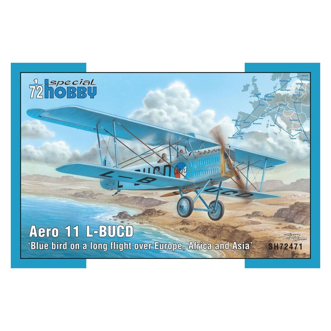 Special Hobby Blue bird on a long flyight over Europe, Africa and Asia (Aero 11 L-BUCD) (100-SH72471)