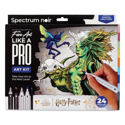 Spektrum Noir/Fan Art DIY Sets Zeichnen Kreativ Set Illustration, sortierte Farben, Harry Potter: Magische Kreaturen , 1 Packung