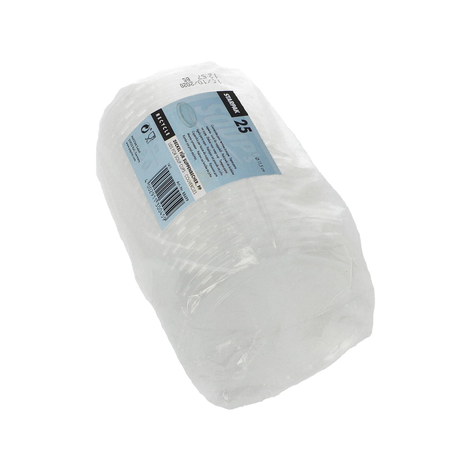 STARPAK Deckel für Einweg-Suppenbecher 11.5 cm transparent 88699
