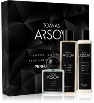 Tomas Arsov Saffron Jasmine Amber Parfume Gift Set coffret unissexo 3 un.. Saffron Jasmine Amber Parfume Gift Set