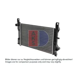 Kühler Motorkühlung AKS DASIS 090140N für Ford Fiesta III Courier