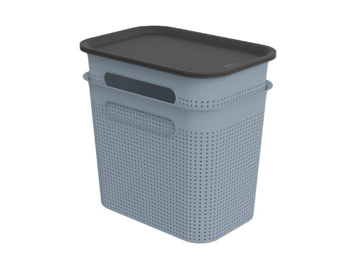 Rotho 2er-Set Box mit Deckel Brisen 7 l