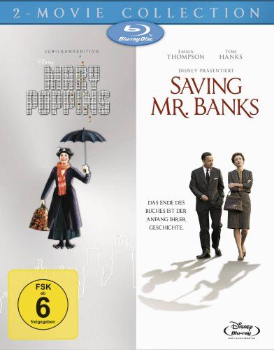 Mary Poppins/Saving Mr. Banks [Blu-ray] - Preis vom 09.10.2026 07:28:09 h