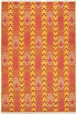 SAFAVIEH Couture Hand-knotted David Easton Francesca Modern Wool Rug with Fringe