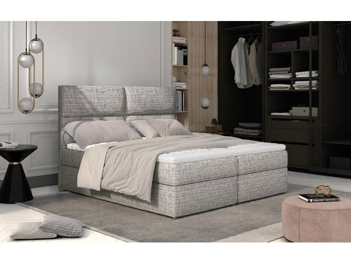 Xlmoebel Polsterbett Luxus Doppelbett im eleganten Design für Schlafzimmer und Hotel (Polsterbett, Luxus Doppelbett), Made in Europa