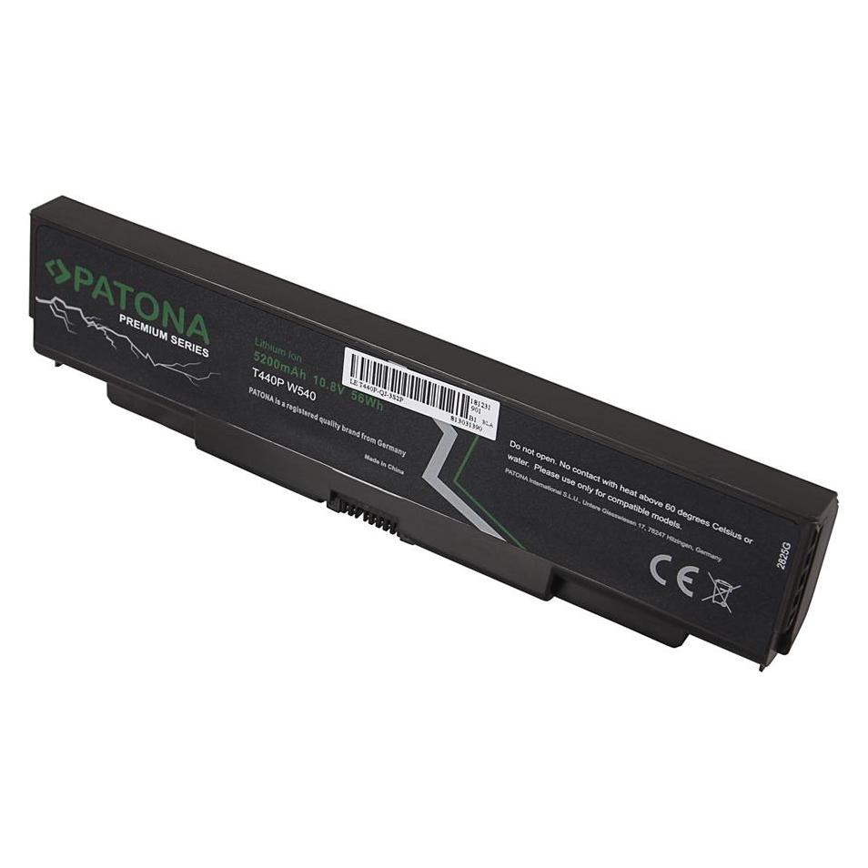Patona Premium Akku f. Lenovo T440P T540P W540 L440 45N1145 (5200 mAh) (2825)