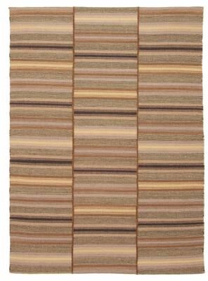ECARPETGALLERY Flat-Weave Ankara FW Brown Wool Kilim - 4'7 x 6'5