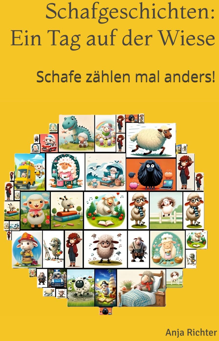 Anja Richter - Schafgeschichten: Ein Tag auf der Wiese: Schafe zählen mal anders! - Preis vom 12.10.2026 11:37:12 h