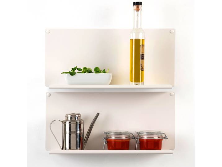 Étagère cuisine 45 × 10 cm - lot de 2 - teebooks