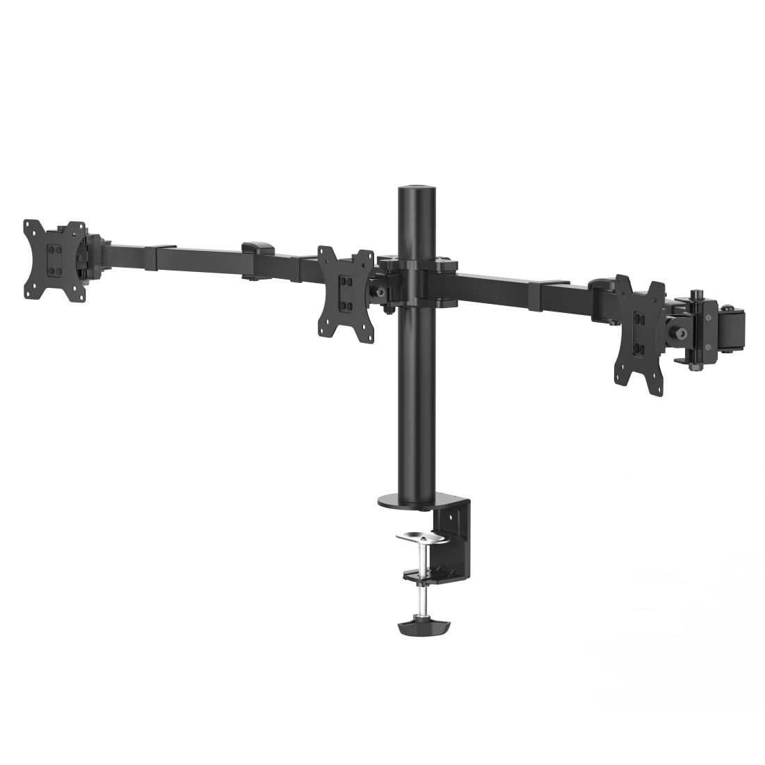 Hama 00118495 Monitorhalterung, 3 Monitore, höhenverstellbar, schwenk-/neigbar, 13" - 27