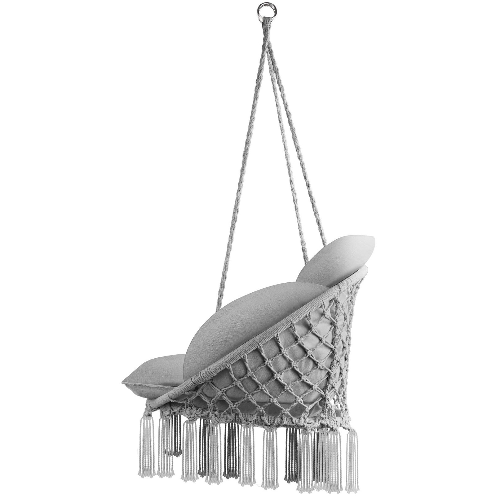 Hangstoel Samira grijs van TecTake GmbH