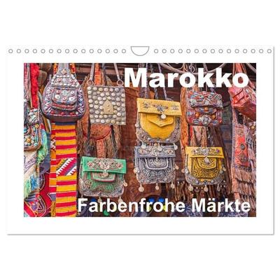 Marokko - Farbenfrohe Märkte (Wandkalender 2026 DIN A4 quer), CALVENDO Monatskalender