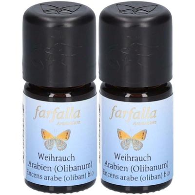 Farfalla Weihrauch Äth/Öl Arabien kbA 5 ml x2 2x5 Ätherisches Öl