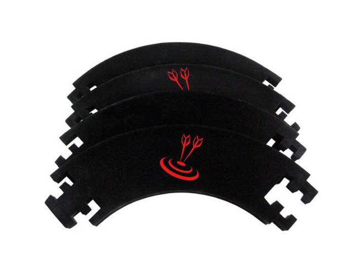 Karella dartbord catchring 4-delig zwart Dartbord catchring 4-delig (zwart)