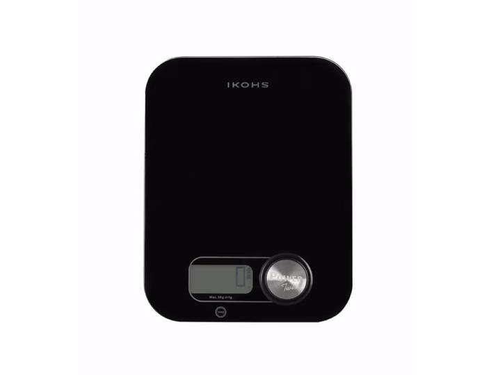 CREATE PONDUS - Küchenwaage ohne Batterien schwarz Waage Bad & Küche