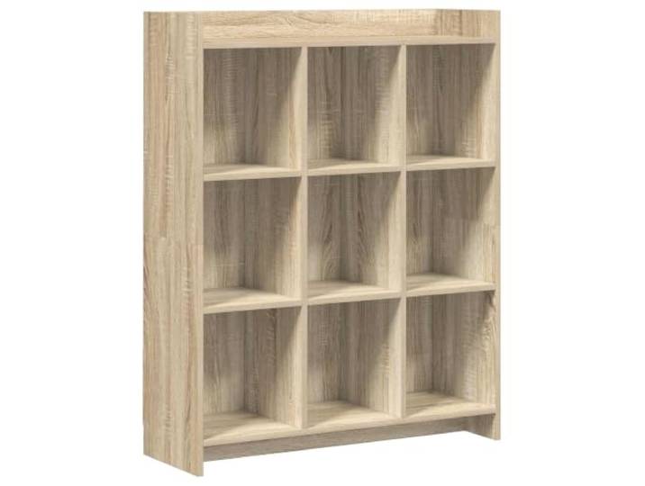 HKTMGDNG Standregal Sonoma-Eiche 87,5x30x111 cm Holzwerkstoff 9 Fächer Kompaktes Raumwunder mit 9 offenen Fächern für Bücher und Dekoration im Wohnzimmer, Arbeitszimmer oder Flur.