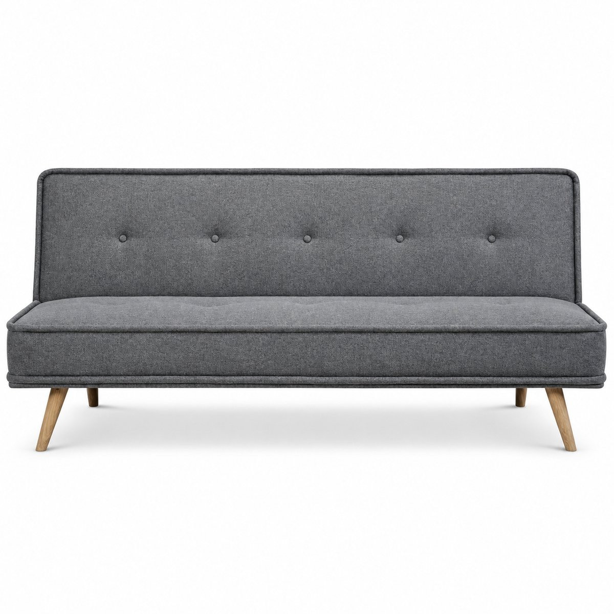 Pure Garden & Living - Moderne 3-zits slaapbank met slaapfunctie - Donkergrijs