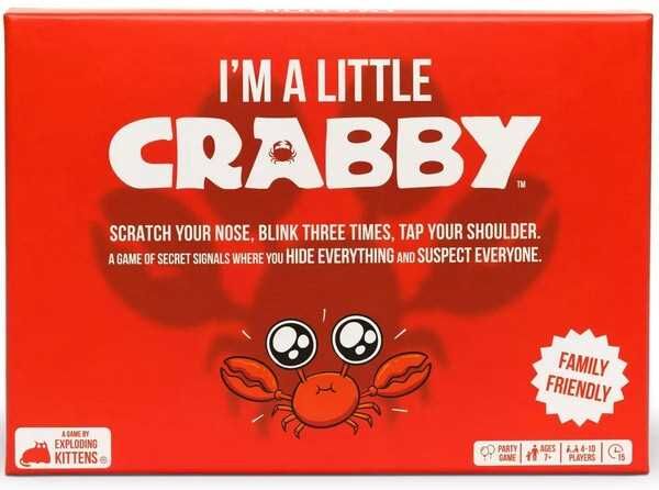 I'm A Little Crabby Social Deduction Card Game for 2-6 Players by Exploding Kittens