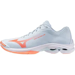 Mizuno Wave Lightning Pro Volleyballschuhe Damen 84 - blue finch/lava orange/flamin 40.5