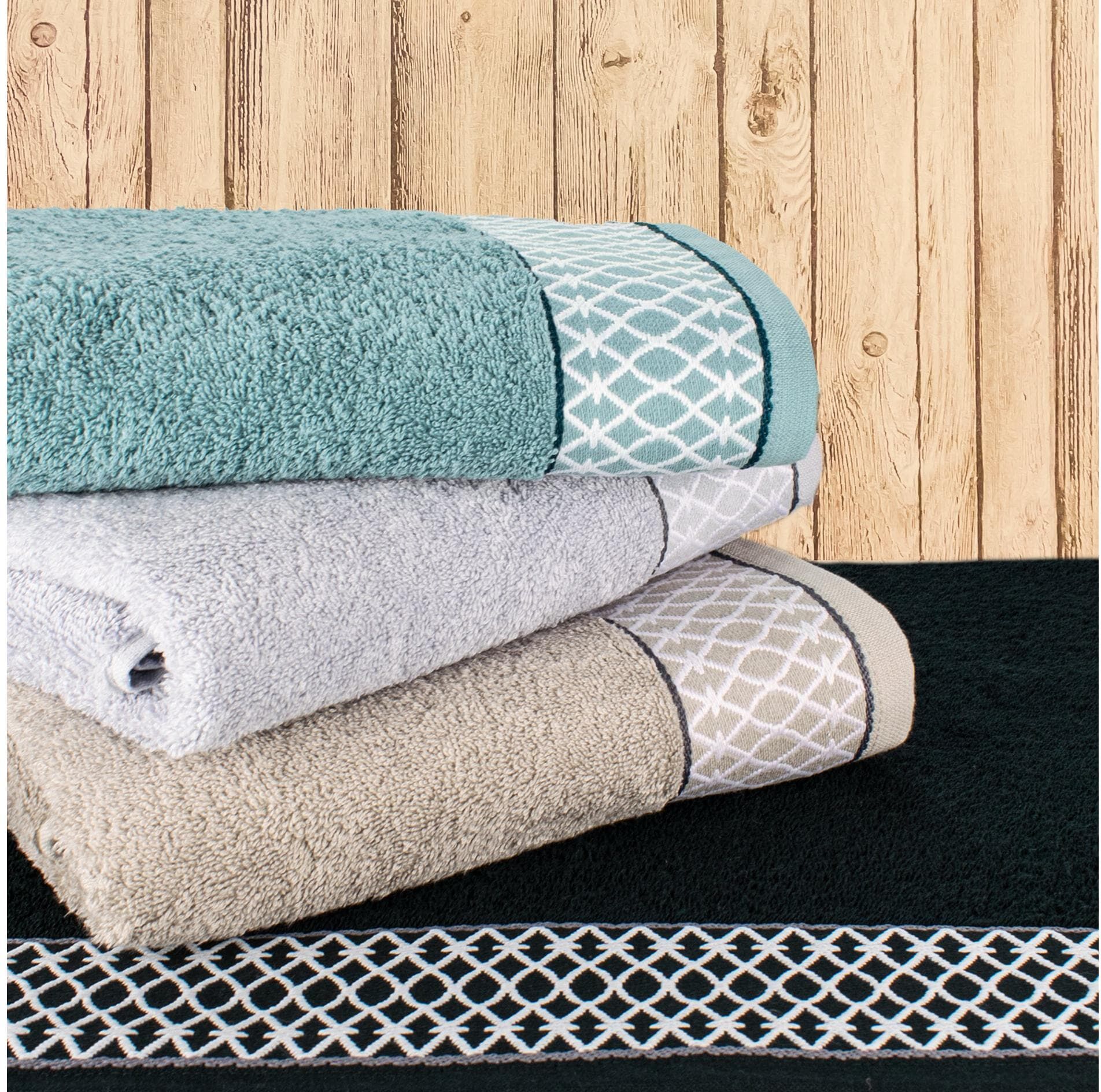 Handtuch FROTTANA "Oriental Ornaments 50 x 100 cm, Arctica", blau (arctica), B:50cm L:100cm, Frottee, Obermaterial: 100% Baumwolle, Handtücher, Handtuch arctica B/L: 50cmx100cm, 1 Stk., Frottee