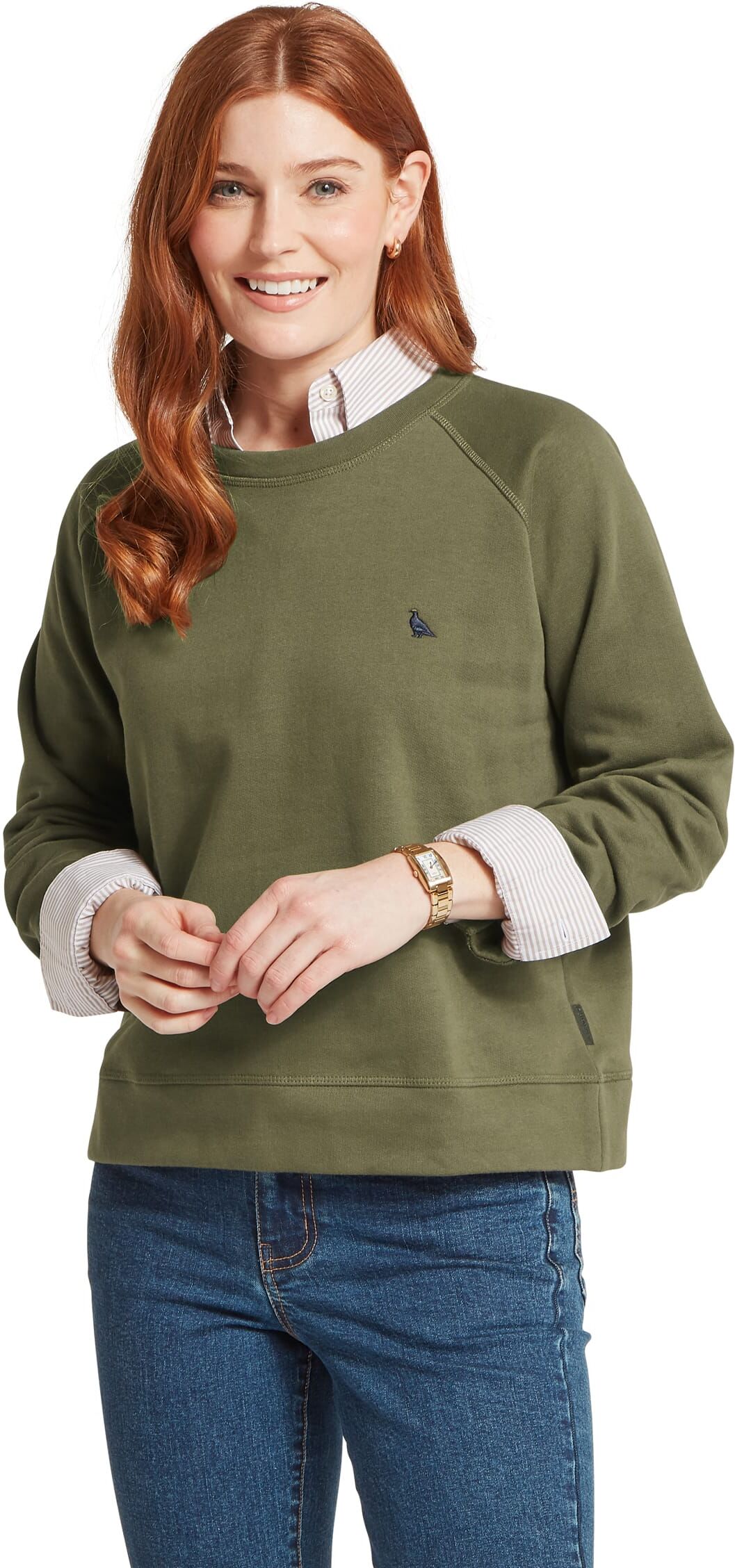 Schöffel Country Newberry Sweatshirt - Green - Size UK16 - Women