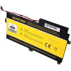 Patona 2458 (3 Zellen, 3900 mAh), Notebook Akku, Schwarz, Gelb
