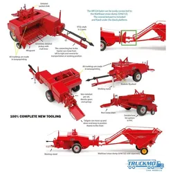 Universal Hobbies Massey Ferguson 224 rectangular baler 6775