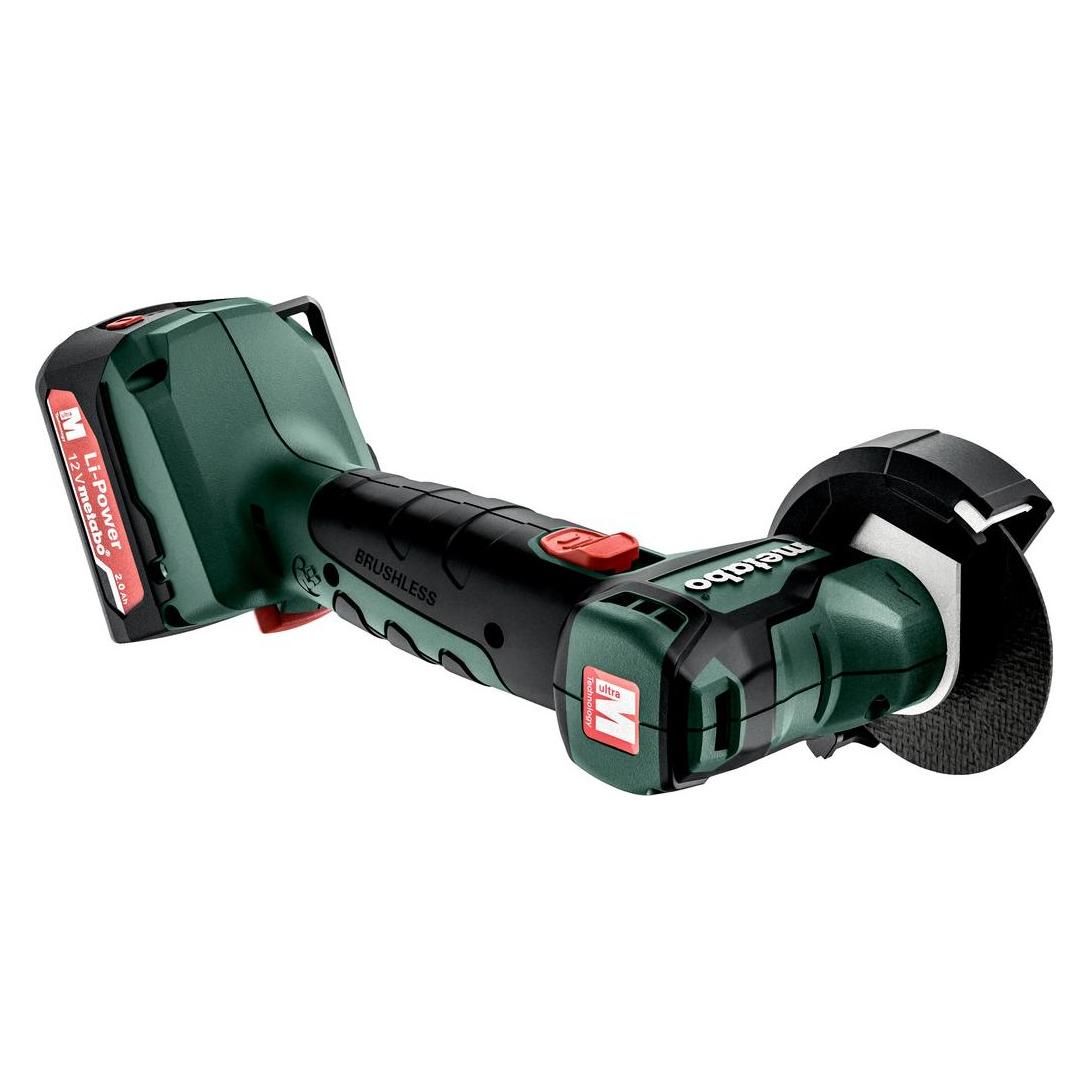 Metabo 12V Akku Winkelschleifer Set PowerMaxx CC 12 BL (76 mm) (600348500)