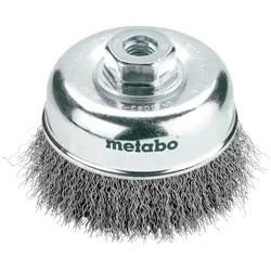 Metabo Topfbürste 100 x 0,3 mm, M 14, Stahl, Gewellt (623719000)