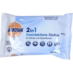 Sagrotan 2In1 Desinfektions-Tücher 15 ST