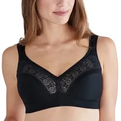 Swegmark BH Cotton Star Soft Bra Schwarz Baumwolle C 105 Damen