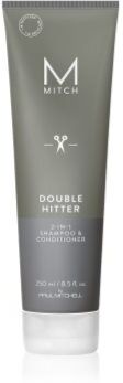 Paul Mitchell Mitch Double Hitter 2-IN-1 Shampoo & Conditioner champô e condicionador 2 em 1 para homens 250 ml. Mitch Double Hitter 2-IN-1 Shampoo & Conditioner