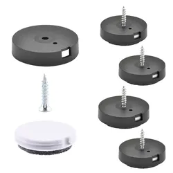WAGNER QuickClick® Filzgleiter & Kunststoffgleiter 2in1 DUO 12 tlg. - Ø 20 mm, zum Schrauben, DE Ware - 15780899