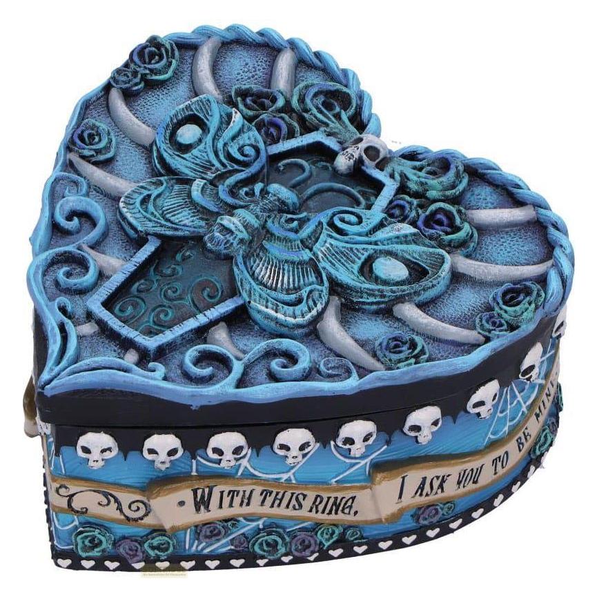 Nemesis Now Corpse Bride - Hochzeit mit einer Leiche Schmuckschatulle With This Ring Vow 5 cm (B7190C25)