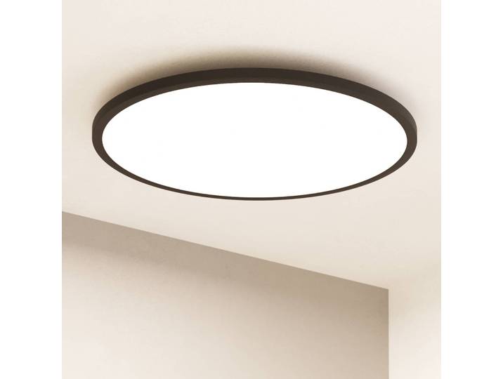 EGLO connect Smart Home Deckenleuchte Sarsina-Z, dimmbar, schwarz, für Wohn- / Esszimmer, Aluminium, Modern
