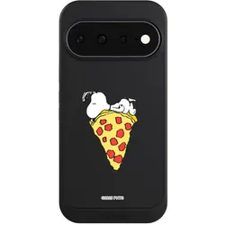 Nivocase Hülle für Google Pixel 11 Handyhülle NIVOcore Case Schwarz Pizza Peanuts Snoopy (Google Pixel 11), Smartphone Hülle, Schwarz
