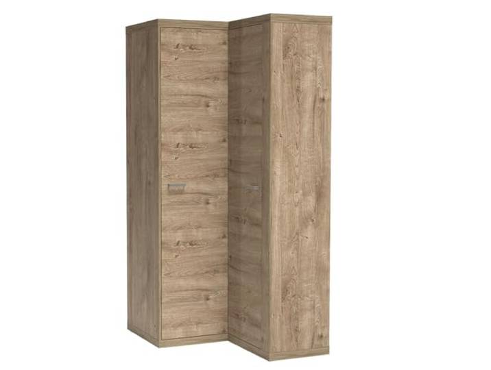 Lomadox Schlafzimmer Schlafzimmerschrank Schrank Kleiderschrank Eckkleiderschrank in Eiche