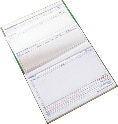 BOI Patienten-Dokumentationsmappe Professional Line, DIN A4, Klarsichttaschen, 10-farbiges Reitersystem, 4 Heftmechaniken, grün, 10 Stück