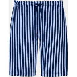 Gestreifte Kurze Hose Blau XL